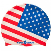 Mad Wave USA Swim Cap