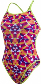 Speedo Rain Splash Flip Reverse 1 Piece Teen Lime Punch/Post It Pink/Fluo Orange Speedo Rain Splash Flip Reverse 1 Piece Teen Lime Punch/Post It Pink/Fluo Orange