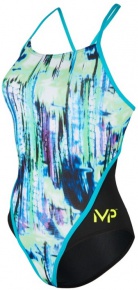 Women's swimwear Michael Phelps Freeze Racing Back Multicolor/Black Women's swimwear Michael Phelps Freeze Racing Back Multicolor/Black