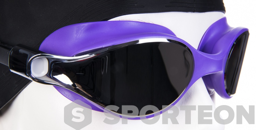 Black//Blue Speedo Virtue Mirror Swimming Goggles