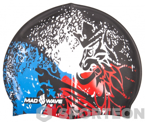 Swimming cap Mad Wave Silicone Czech