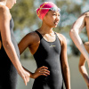 Women's swimwear Finis Fuse Open Back Kneeskin Junior Black