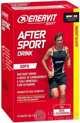 Enervit After Sport Drink Lemon 10x 15g