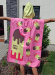 BornToSwim Ice Cream Poncho Junior Pink/Yellow