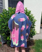 BornToSwim Ice Cream Poncho Junior Blue/Pink