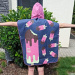 BornToSwim Ice Cream Poncho Junior Blue/Pink