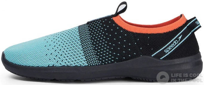 Speedo Surfknit Pro Watershoe Female Black/Aqua Splash