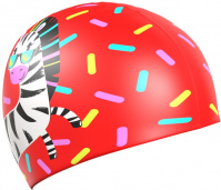 Mad Wave Zebra Swim Cap Junior