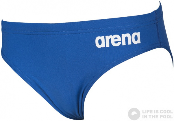 Arena Solid brief junior blue