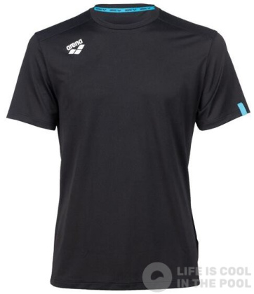 Arena Team T-Shirt Solid Black