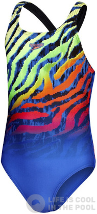 Orange and black swimsuit 2025