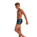 Boy's swimsuit Speedo Hyper Boom Panel Aquashort Boy Black/Bolt/Dove Grey