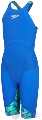 Speedo Fastskin LZR Ignite Kneeskin Girl Cobalt Pop/Green Glow