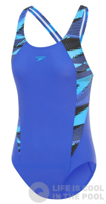 Speedo Hyperboom Splice Muscleback Blue/Black