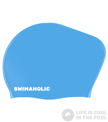 Swimaholic Long Hair Cap Junior