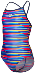 Arena Performance Racing Stripe Light Drop Back Girls Multi Arena Performance Racing Stripe Light Drop Back Girls Multi