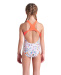 Arena Performance Confetti Swim Pro Back Girls White Multi/Bright Coral