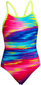 Funkita Lost Ocean Diamond Back One Piece Girls Funkita Lost Ocean Diamond Back One Piece Girls