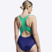 WUKA Period Racerback Two-Tone Swimsuit Medium Flow Green/Blue