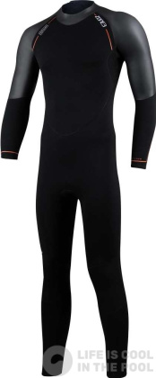 Zone3 Men Active-Flex Wetsuit Black/Orange