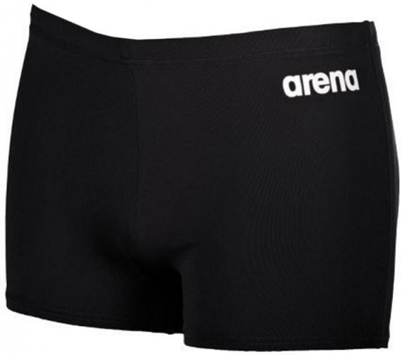 Boy's swimsuit Arena Solid Short Junior Black/White
