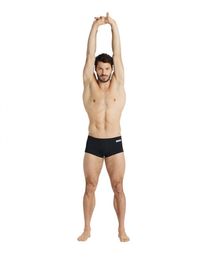 Men's swimsuit Arena Team Swim Low Waist Short Solid Black