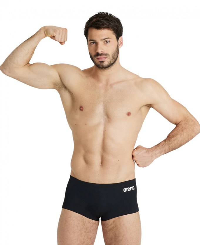 Men's swimsuit Arena Team Swim Low Waist Short Solid Black