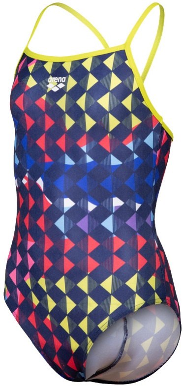 Girl's swimsuit Arena Girls Carnival Swimsuit Lightdrop Back Soft Green/Multi
