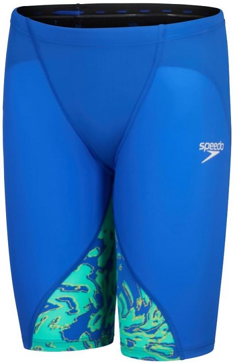 Speedo Fastskin LZR Ignite Jammer Boy Cobalt Pop/Green Glow