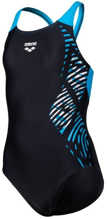 Arena Vortex Swimsuit V Back Girl Black