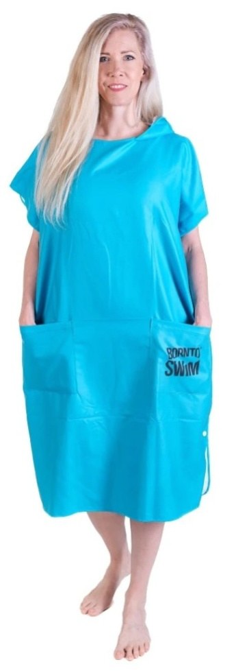 BornToSwim Poncho Turquoise