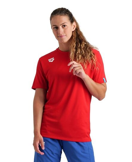 Arena Team T-Shirt Solid Red