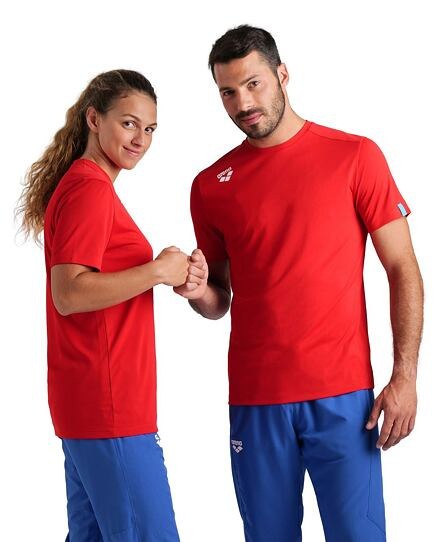 Arena Team T-Shirt Solid Red