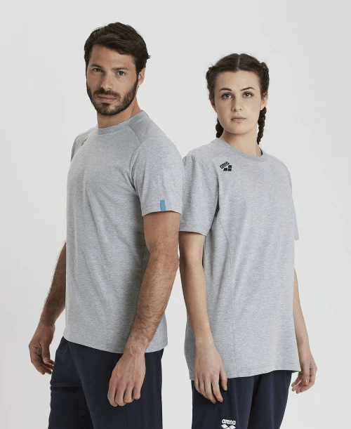 Arena Team T-Shirt Solid Medium Grey/Heather