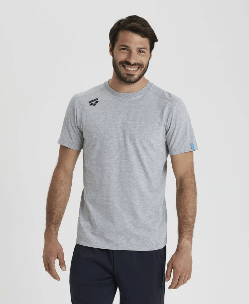 Arena Team T-Shirt Solid Medium Grey/Heather