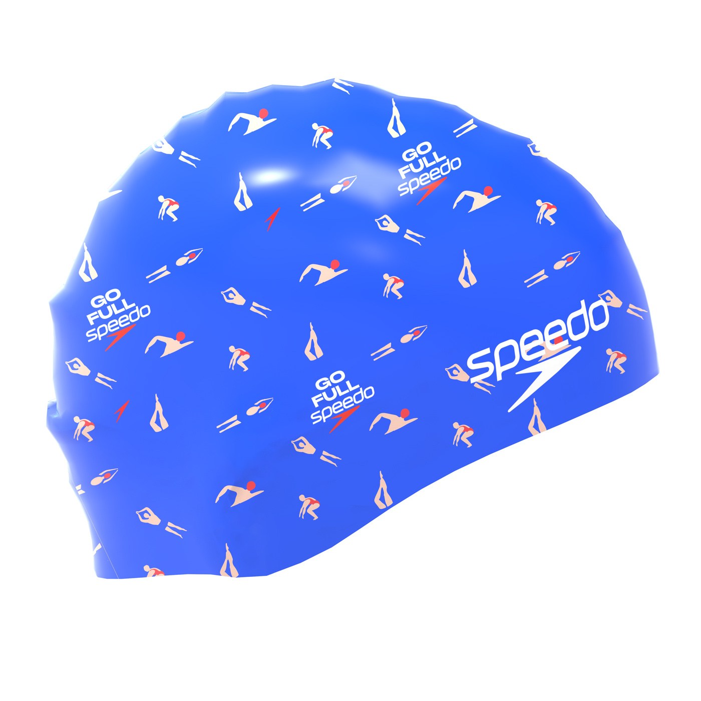 Speedo Slogan Printed Cap Swimmers
